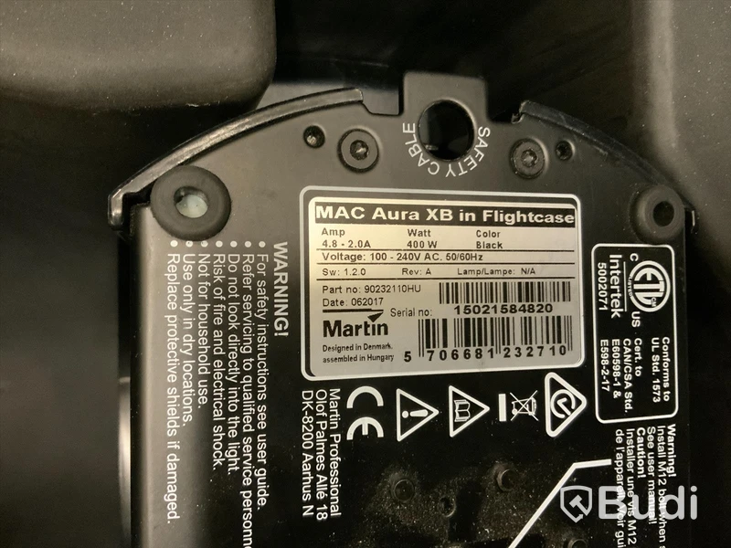 6st Martin MAC aura XB i flightcase